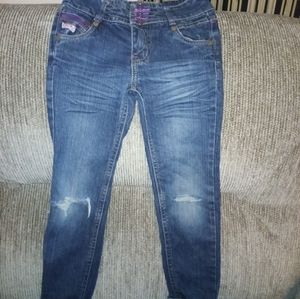 Girl's distressed jeans